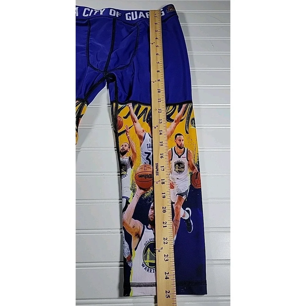 Curry - Golden State Warriors - Spandex Tights - Adult Small‎ Unisex
